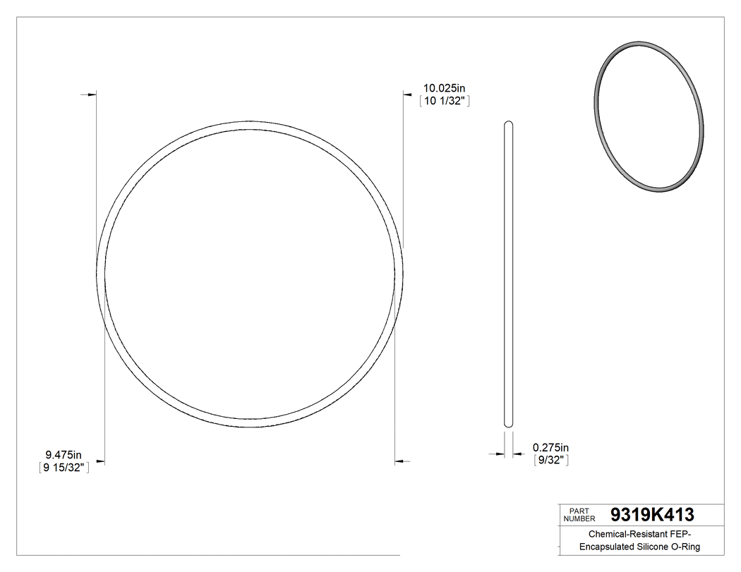 Technical drawing - 9319K413